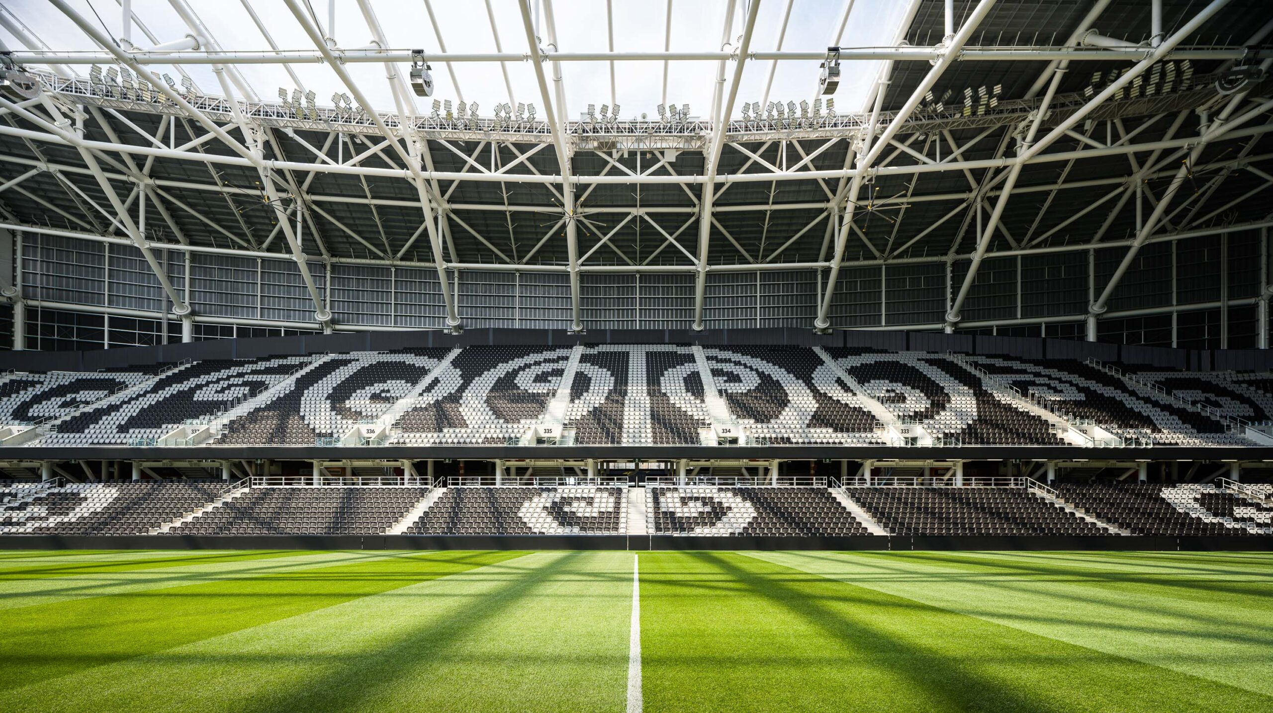 Te Kaha Christchurch stadium — interior.